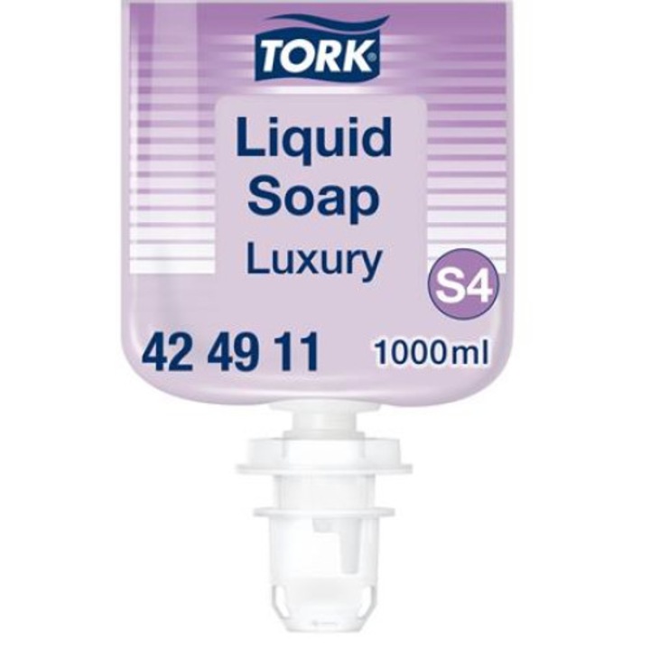 Tork Folyékony szappan, 1 l, S4 rendszer, "Luxury", lila