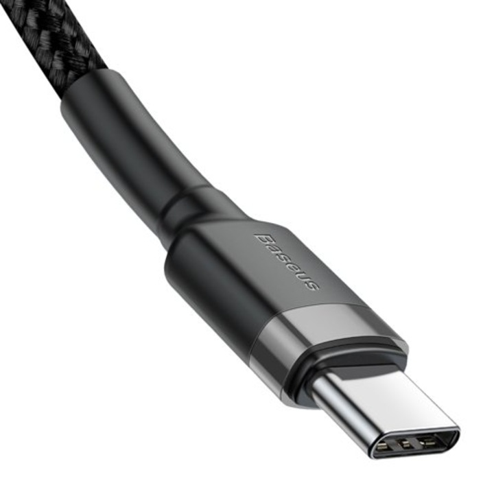Töltőkábel USB-C / USB-C 3A 60W Baseus CATKLF-GG1 1m fekete