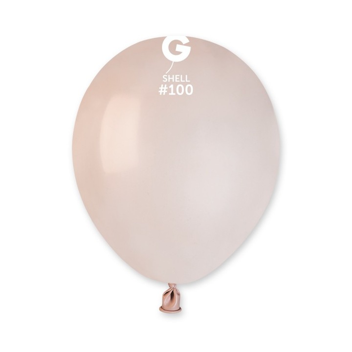 Латексови балони 13 см, Shell Pink 100, A50.100, комплект 100 бр.