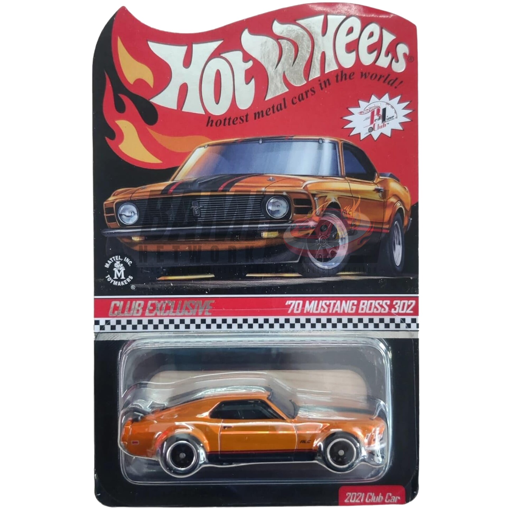 ミニカー Hot Wheels RLC FORD 1970 Mustang Boss302 Masinuta de colectie Hot Wheels '70 Mustang Boss 302, RLC
