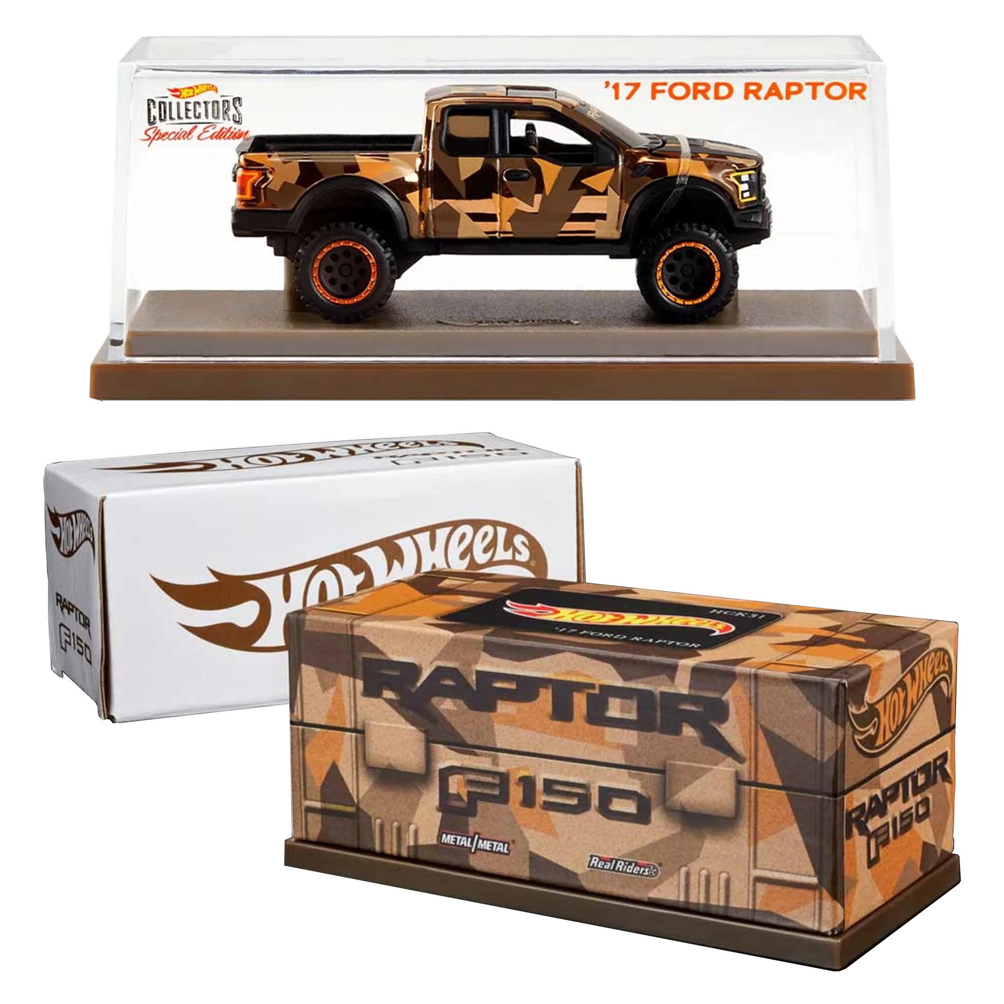 Masinuta de colectie Hot Wheels '17 Ford Raptor, RLC - Red Line