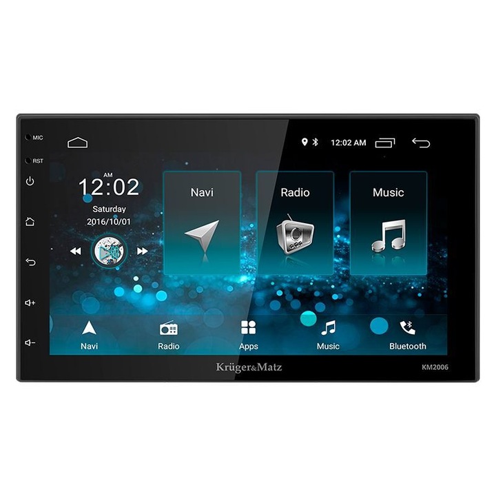 Multimedia player auto, 2 DIN, 4x45 W, Ecran 7”, USB, Bluetooth, WiFi, Touchscreen