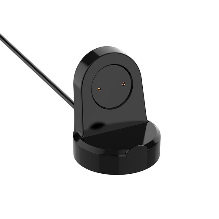Cablu incarcator pentru Huawei Watch, Honor Watch, Desk Holder, Wireless Charging Cable, USB, 3.5W, 100 cm, Negru