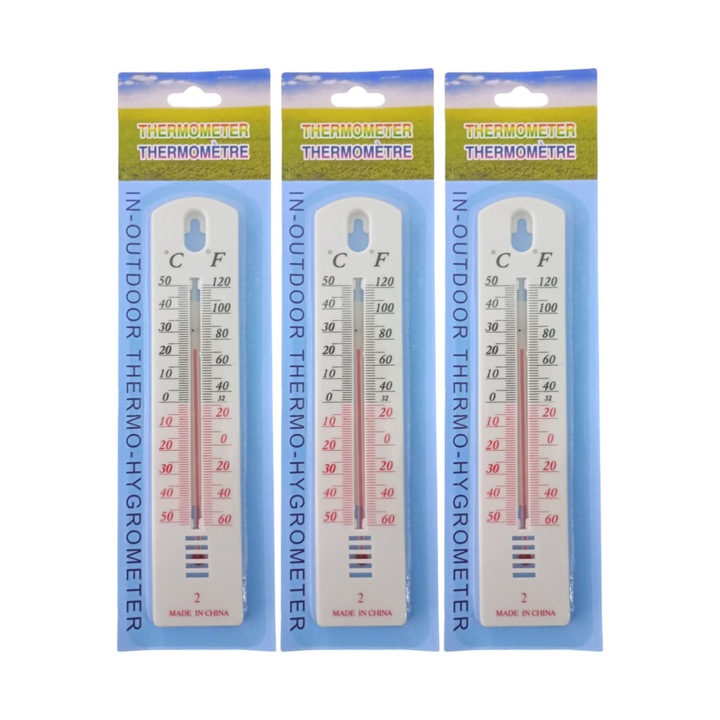 Set 3 termometre din plastic, AVI-2424