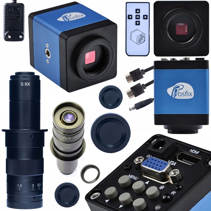 Mikroszkóp készlet 2 az 1-ben, Rosfix, 180x, Többszínű