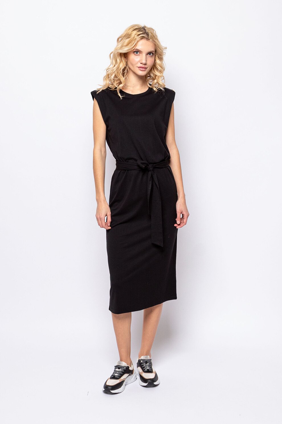 Heavy Tools, Rochie midi Volda, Negru, L