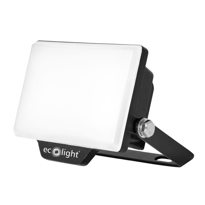 ReflectorLED, Eco Light NL-2, Aluminiu, 10 W, 6500 K, Negru