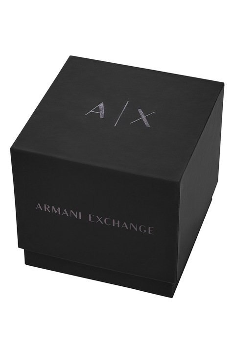 ARMANI EXCHANGE, Часовник с метална верижка, Сребрист, Златист