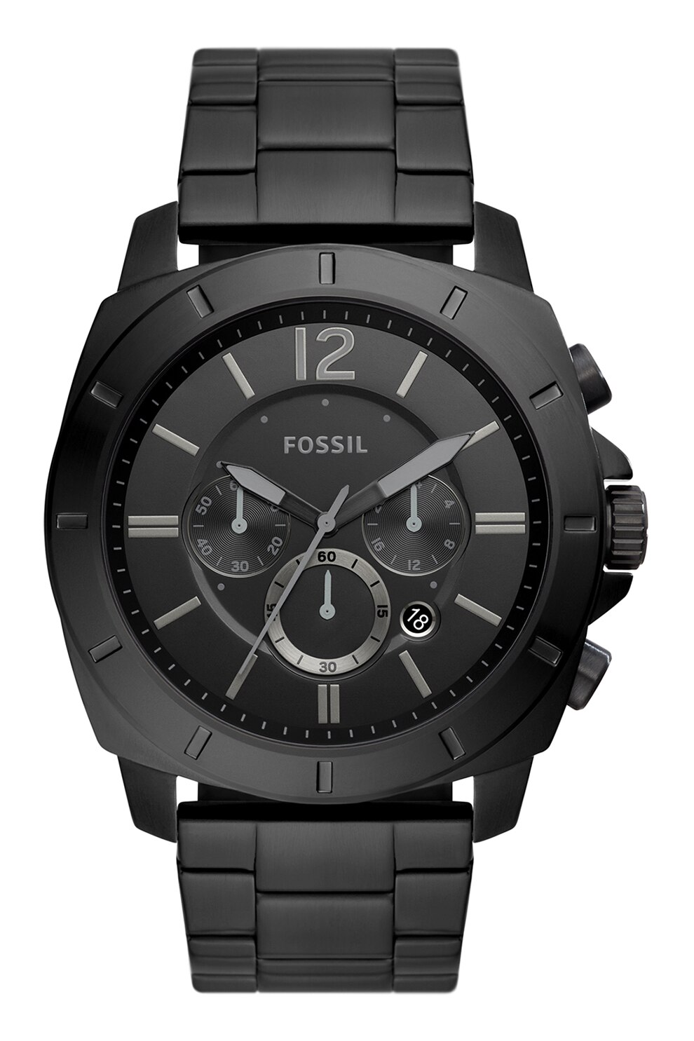 Prime　blackEdition38 DB Fossil, Ceas cronograf de otel inoxidabil, Negru - eMAG.ro