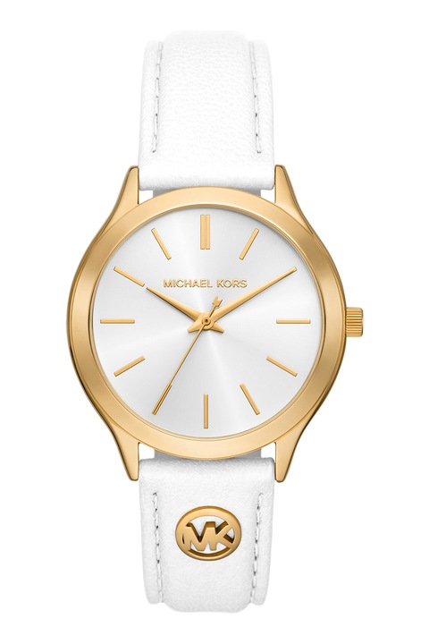 Michael Kors, Bőrszíjas karóra, Fehér