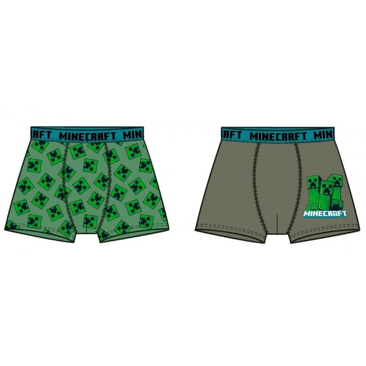 Boxer gyerekek Minecraft mob 2 db, Többszínű