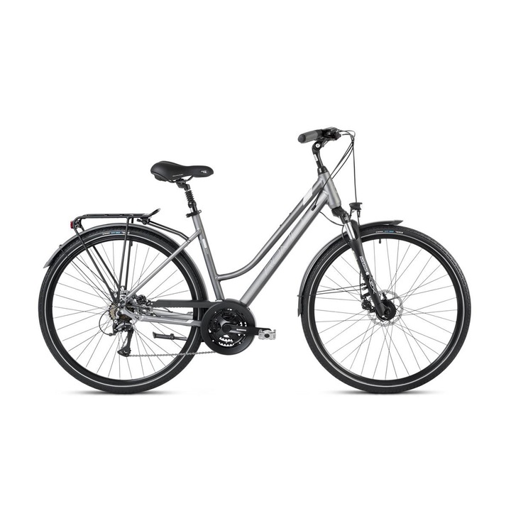 Велосипед Romet Gazela 4, Алуминий, 18", Сив