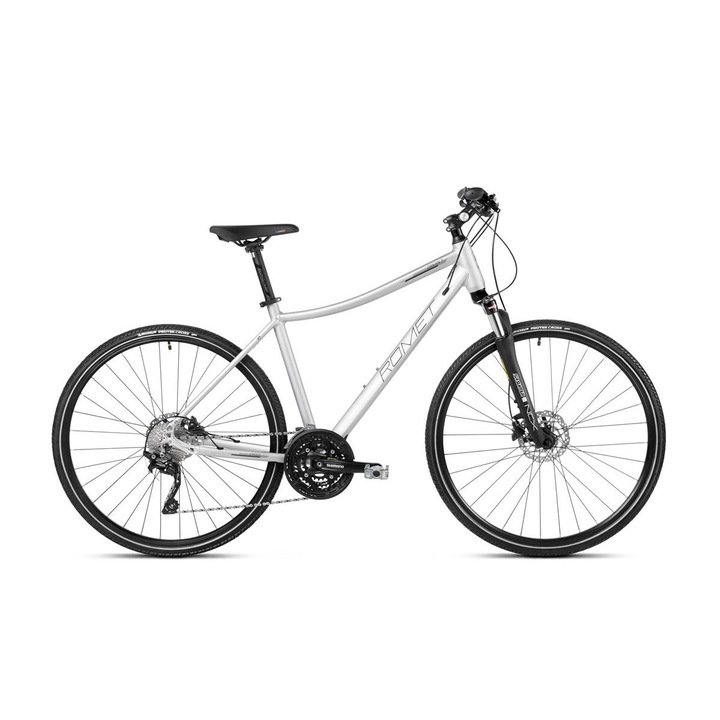 Bicicleta Orkan 7D, Romet, Aluminiu, Argintiu