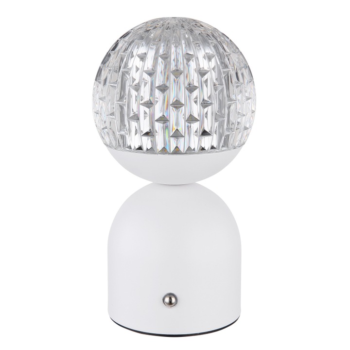 Veioza Globo Julsy, alb, LED CCT, 2, 5W, 190 lumeni