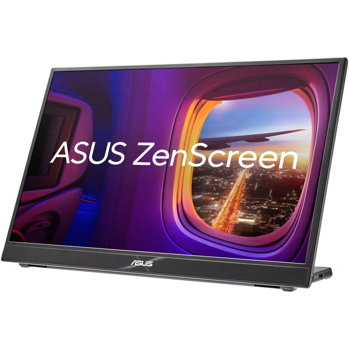 Asus 15.6" MB16QHG ZenScreen hordozható monitor, PIVOT, IPS, 15,6", 2560x1600, 5ms, Micro HDMI, USB-C, 3.5mm jack csatlakozó, 120Hz