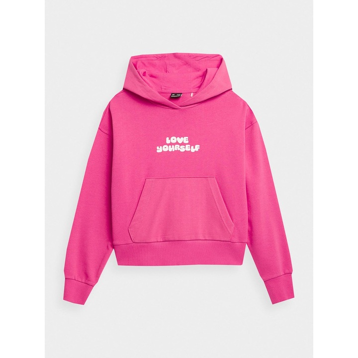 Bluza Fete, 4F, 302876426, Bumbac, Roz