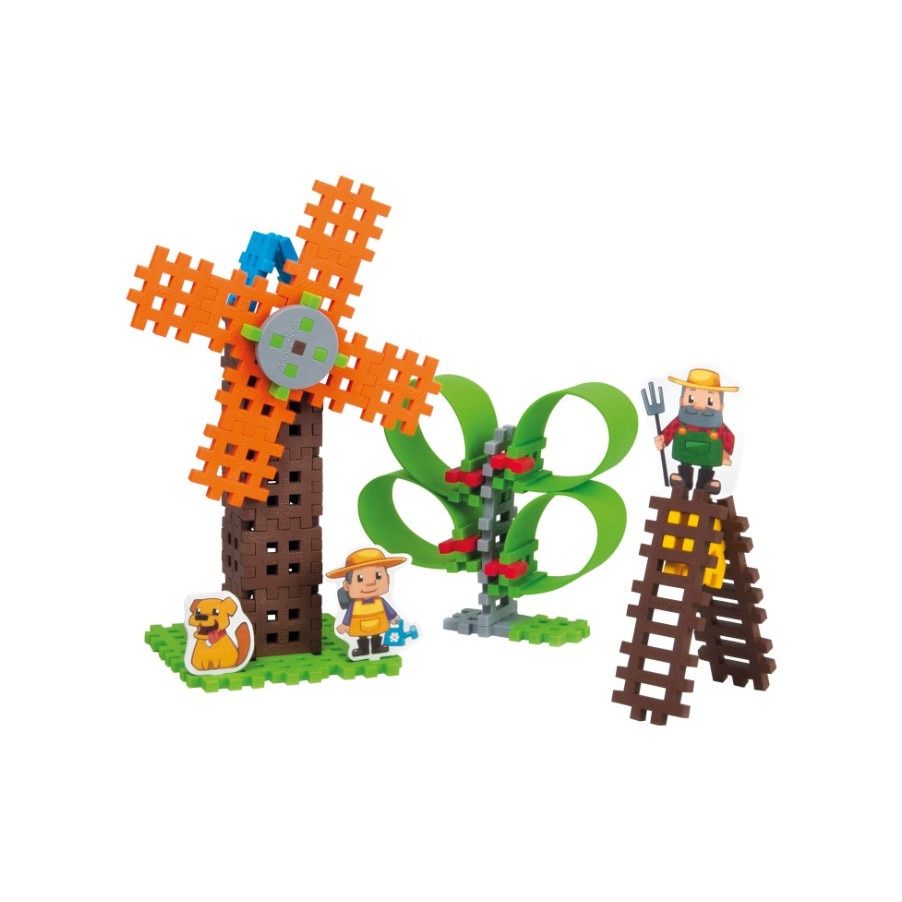 Marioinex Mini Waffle 902134 - Set Costruzioni 140 Pezzi, Mattoncini A Nido D'Ape, Multicolore