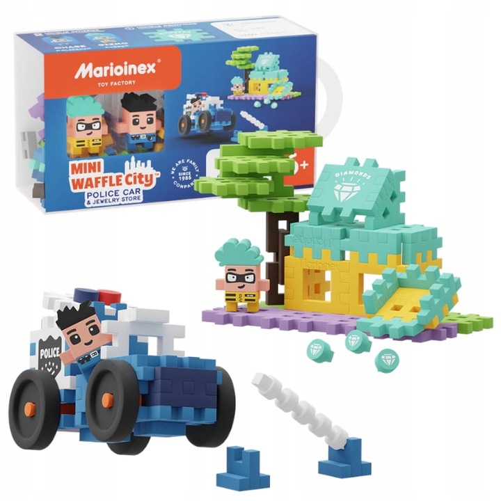 Set de constructie Marioinex, Magazin de bijuterii in Waffle City, Multicolor, 80 piese