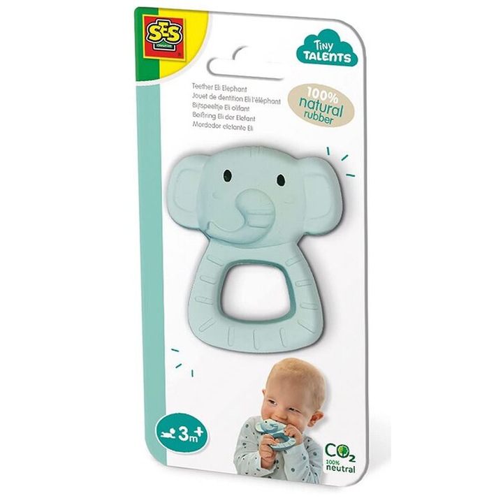 SES Elephant természetes gumi fogazó 13163 31630