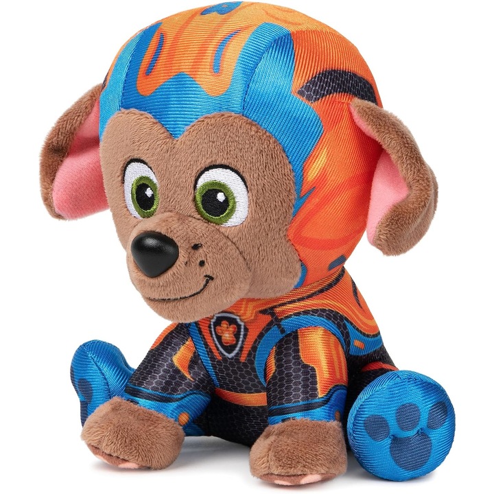 Jucarie de plus, Spin Master, Paw Patrol Zuma, 15 cm, 3 ani+, Multicolor