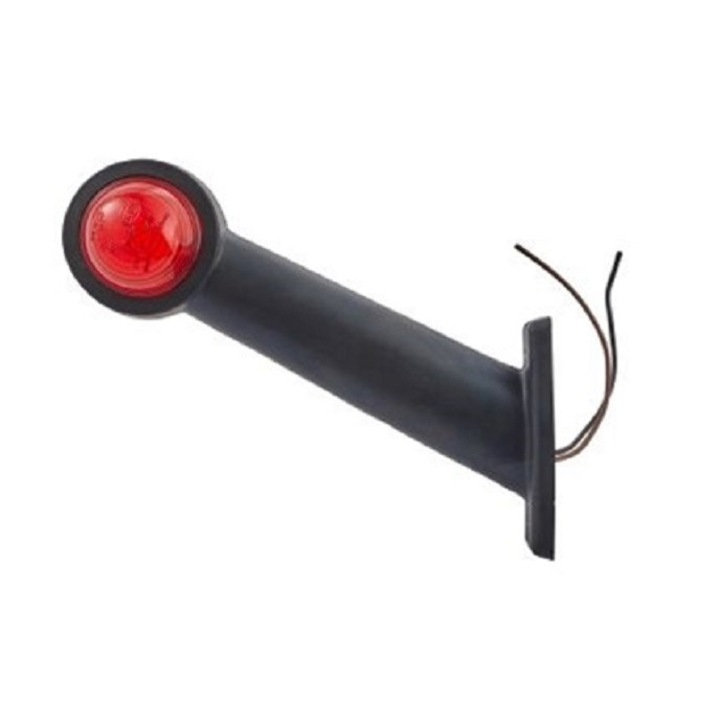 Lampa de gabarit oblica Hella, R5W, 12/24V, unghi 45 grade, fara becuri