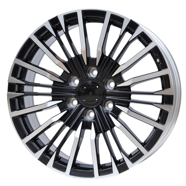 Set 4 jante aliaj PDW, SB026, 20x8 inch, 6x139.7, ET30, BL - black