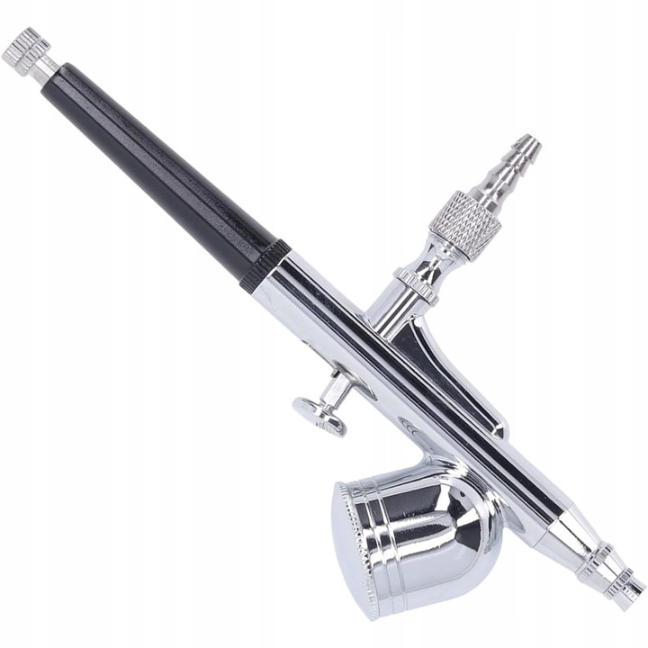 Аерограф за боядисване, Rosfix, Дюза 0,2 мм, Сребрист