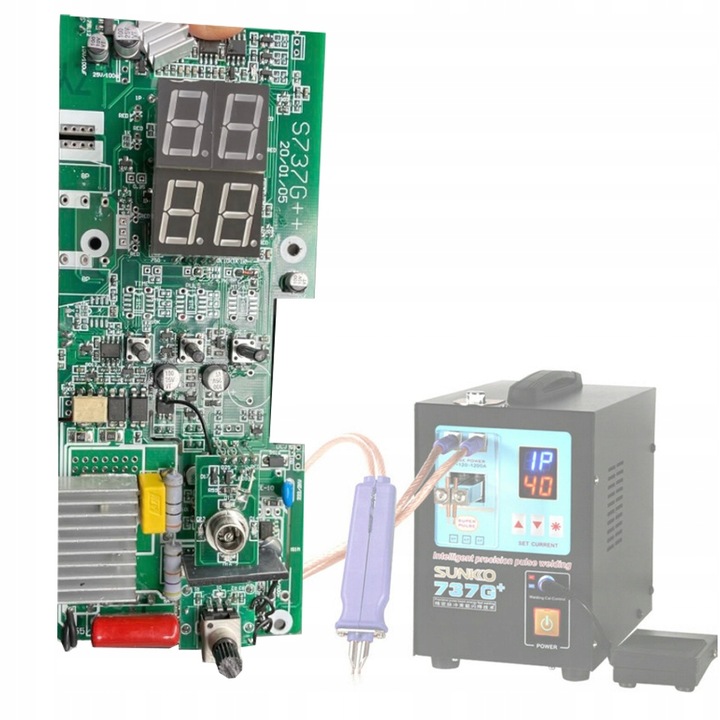Sunkko 737G+ 220V hegesztőgép fő PCB panel, Rosfix, kiváló minőség