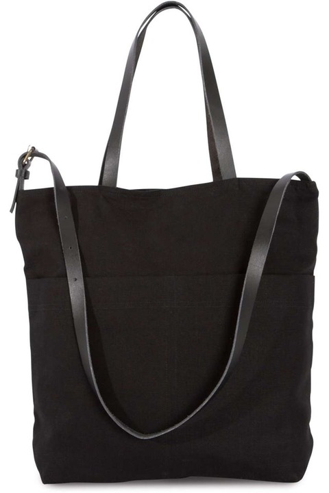 Дамска чанта, с кожена презрамка KI0287, черна, универсална