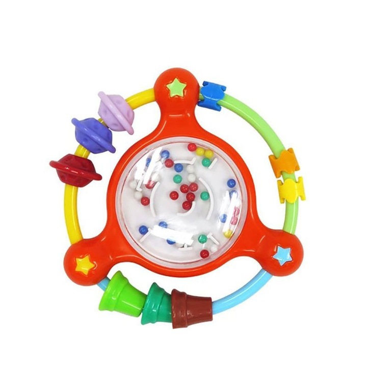 Csörgő játék gyerekeknek Baby Mix 46288, Multicolor 6 hónapos