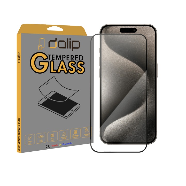 Фолио за Realme 9i / 9 5G / 9 Pro / 8i / Narzo 50 / Oppo A76 / A96 / OnePlus Nord CE 2 Lite 5G, от Secure Glass, Dalip, Premium Military Grade, Full Cover, Black Frame