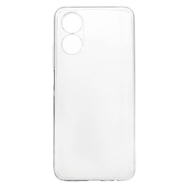 Калъф против пожълтяване, съвместим с Oppo A58 5G, Fonix Hard, Твърд гръб, Устойчиви ръбове, Антишокови ъгли, Здрав, PC и TPU, Прозрачен