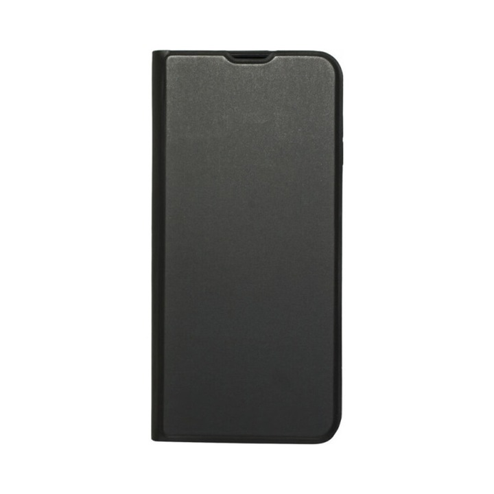 Калъф за книга, съвместим с Oppo A58 5G, Clever FlipBook, пълно покритие, магнитна система за затваряне, джобно отделение, черен