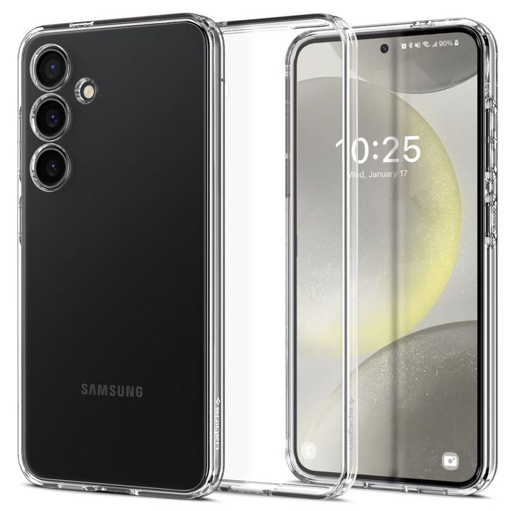Кейс за Samsung Galaxy S24, Spigen Liquid Crystal, Clear