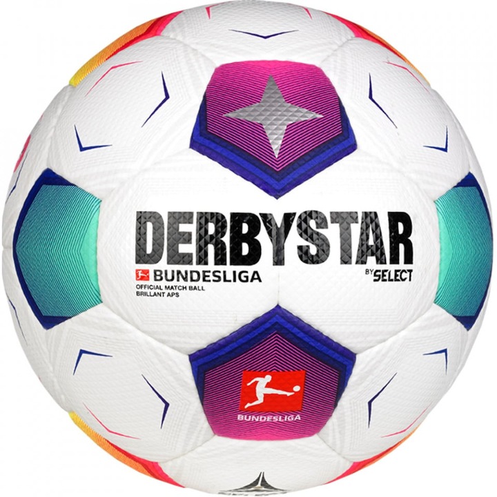 Футболна топка, Derbystar Bundesliga Brillant APS v23 FIFA Quality Pro Ball 102011C, бяла, 5