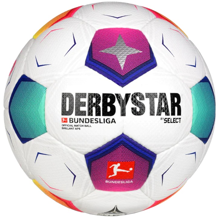 Minge fotbal Select Derbystar Bundesliga Brillant APS V23 - oficiala de joc, alb, 5