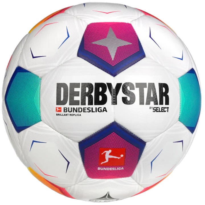 Minge fotbal, Derbystar Bundesliga Brillant Replica v23 FIFA Basic Ball 162008C, Alb, 5