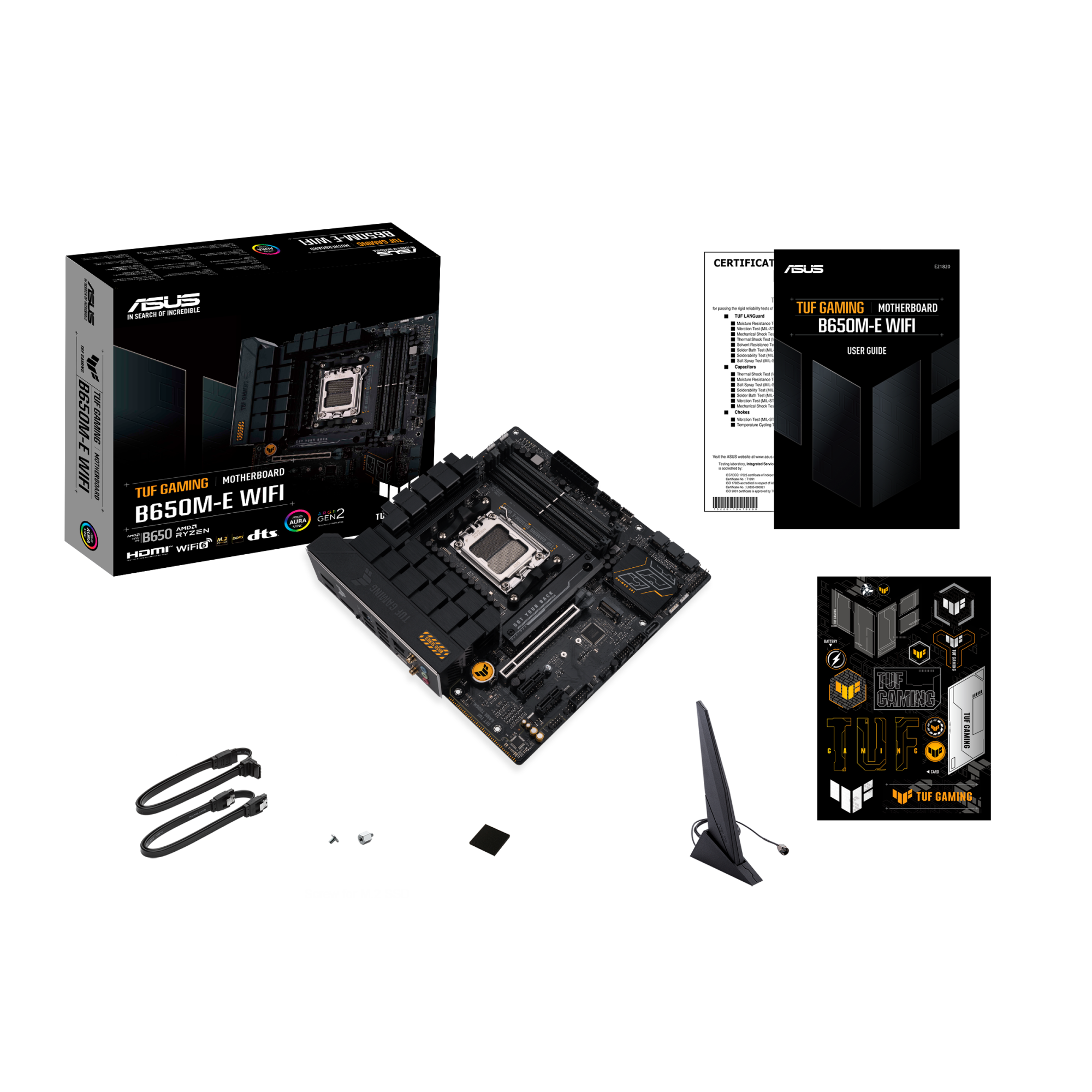 Placa de baza, ASUS, TUF GAMING, B650M-E WIFI AM5 - eMAG.ro