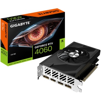 Placa Video Gigabyte GeForce® RTX™ 4060 D6, 8GB GDDR6 128-bit Placa Video Gigabyte GeForce® RTX™ 4060 D6, 8GB GDDR6 128-bit