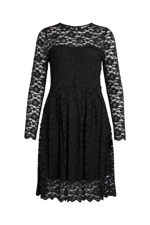 Дамска рокля Vila 302587469 Полиамид, Черен