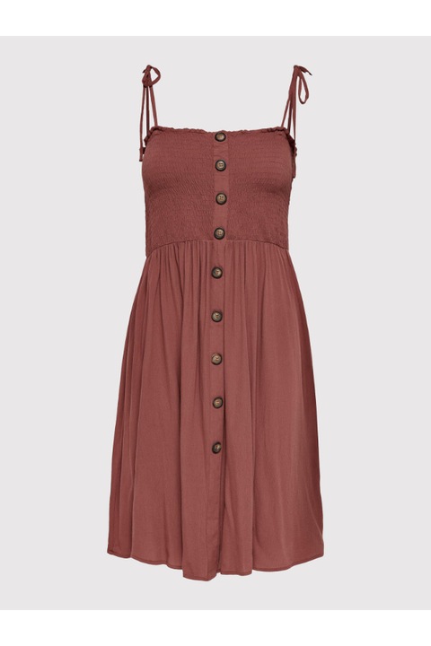 Дамска рокля, САМО, 300332214, Вискоза, Кафяв