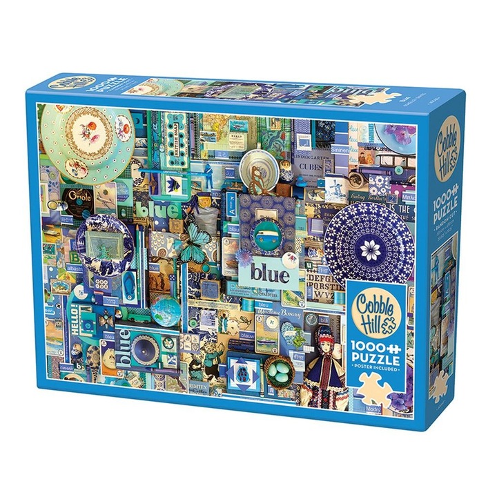 Cobble Hill 1000 db-os puzzle - The Rainbow Project - Blue (80150)