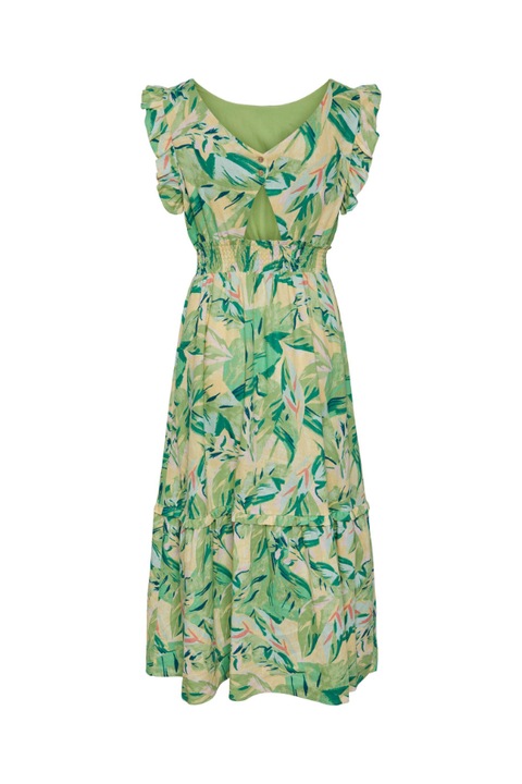 Дамска рокля, YAS, 302027712, Лен, Розово