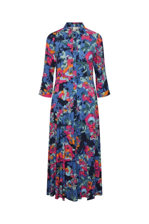 Дамска рокля, YAS, 302596775, Вискоза, Многоцветен