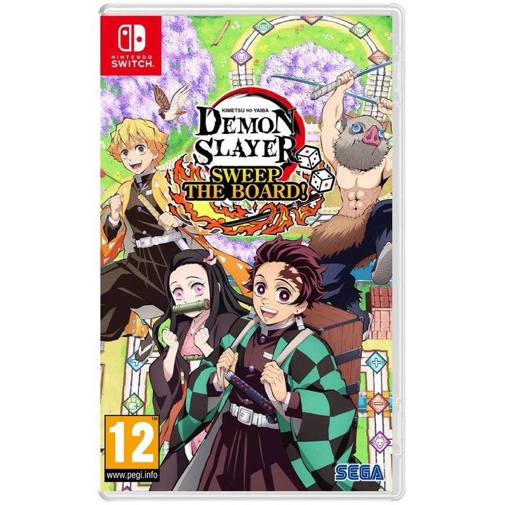 Игра CYBERCONNECT2 Demon Slayer Kimetsu No Yaiba Sweep The Board!, за Nintendo Switch