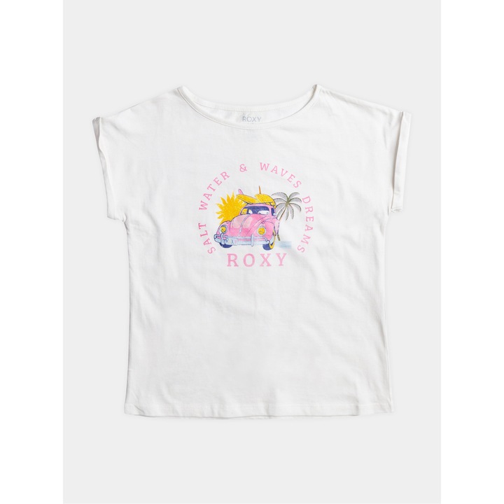 Lány póló, Roxy, 303011420, pamut, Fehér
