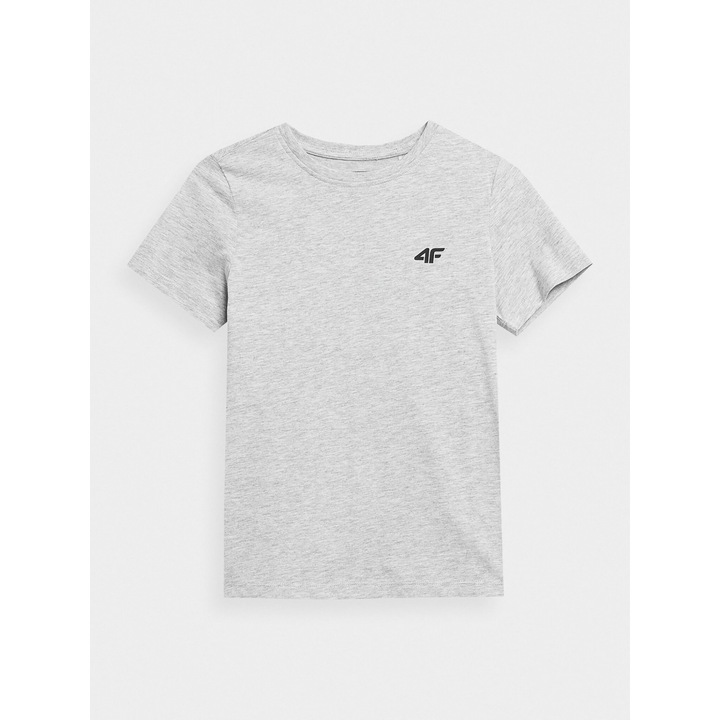 Fiú póló, 4F, 302878253, pamut, Szürke
