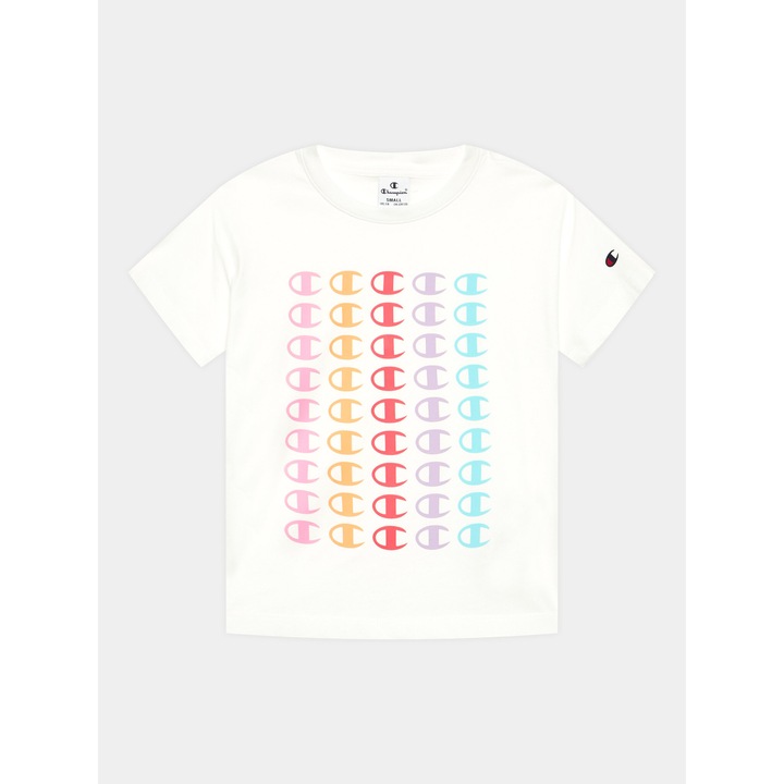 Lány póló, Champion, 302261949, pamut, Fehér