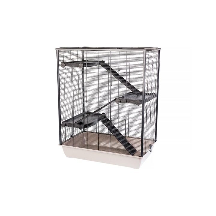 Cusca rozatoare cu 3 etaje INTERZOO Diego + PL 78 cm bej deschis