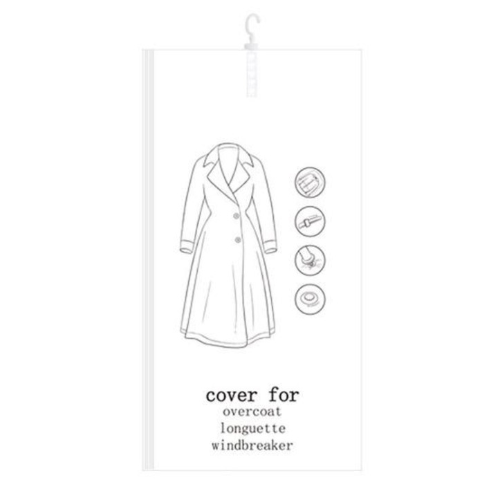 Sac de Vidat Haine Groase de Toamna si Iarna din Extrasezon, cu Dispozitiv Interior pentru Agatare 5 Umerase, cu Sistem de Agatare pe Bara, PVC Gros cu Sistem de Inchidere Zip Lock si Valva pentru Aspirator, 135 x 70 cm, ORIGINAL DEALS